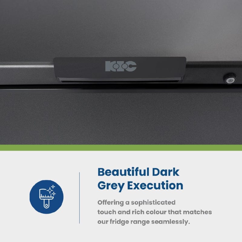 KIC 279L Dark Grey Chest Freezer KCG305GR