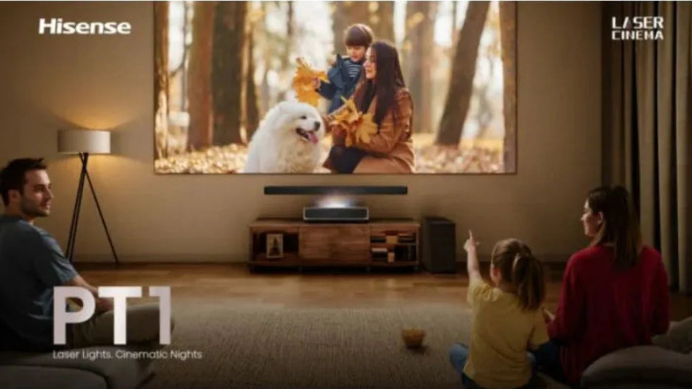 Hisense PT1 80”-150” 4K Smart Laser Cinema +100DTL 100"Panel