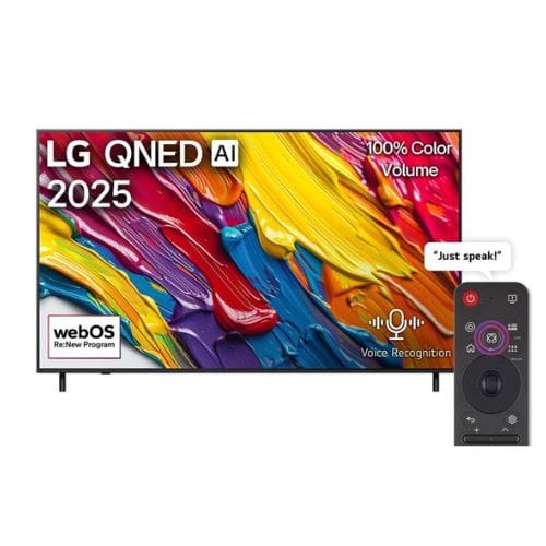 LG 65 inch QNED82A AI 4K Smart TV AI Magic Remote HDR10 WebOS25 2025 65QNED82A6A.AFAB