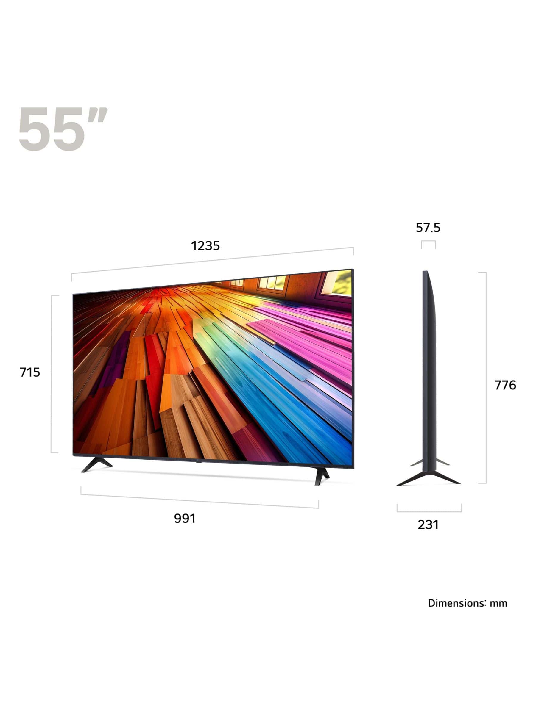 LG 55" UHD 4K Smart TV 55UT80006LA