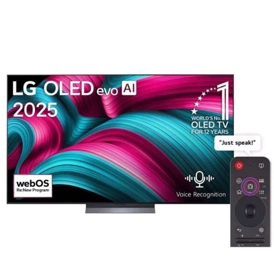 LG 55'' OLED evo AI C5 4K 144Hz Smart TV AI Magic remote webOS25 - OLED55C56LA