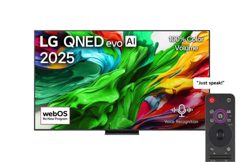 LG 86" QNED Smart TV 86QNED86A6A.AFAB 2025