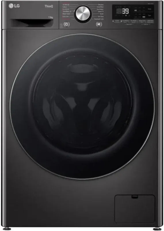 LG 13kg  Black Front Loader Washing Machine  with AI DD™ & Steam+™ F4Y9LWP2ZB.APBQESA