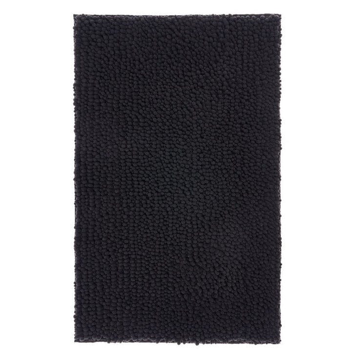 Linen House Reed Toggle Charcoal Bath Mat