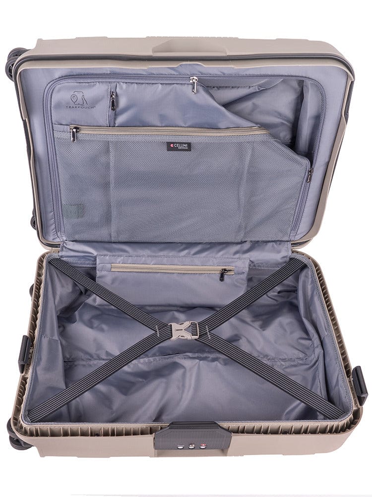 Cellini Safetech 4 Wheel Carry On Trolley Case 809552