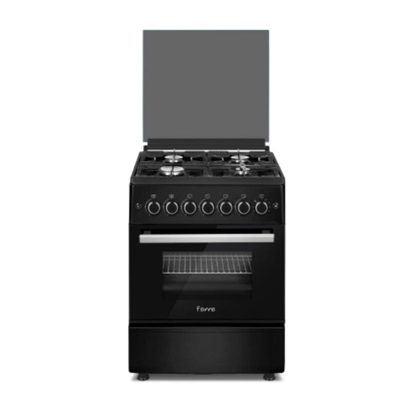 Ferre 60cm Free Standing Full Gas Stove Matt Black F6B40G2.MB