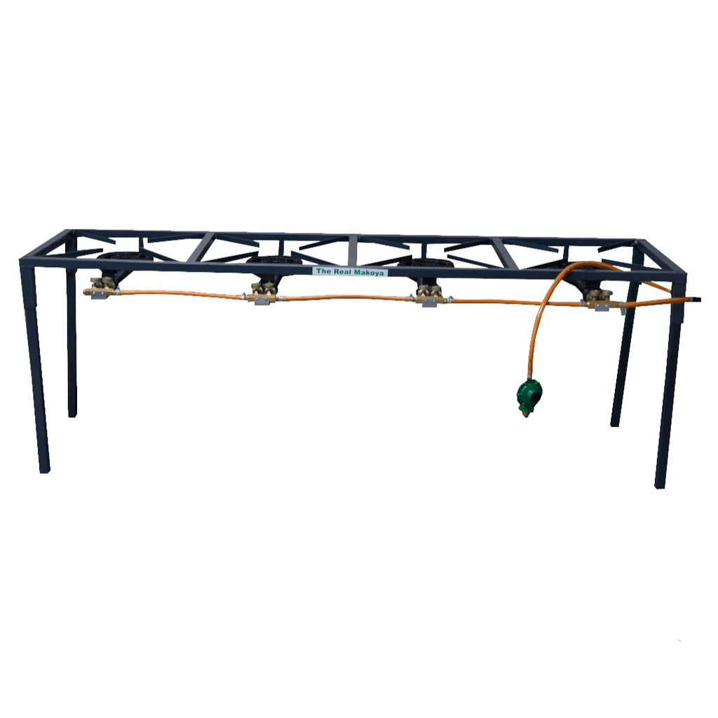 Gas 4 Pot Boiling Table With Removable Legs