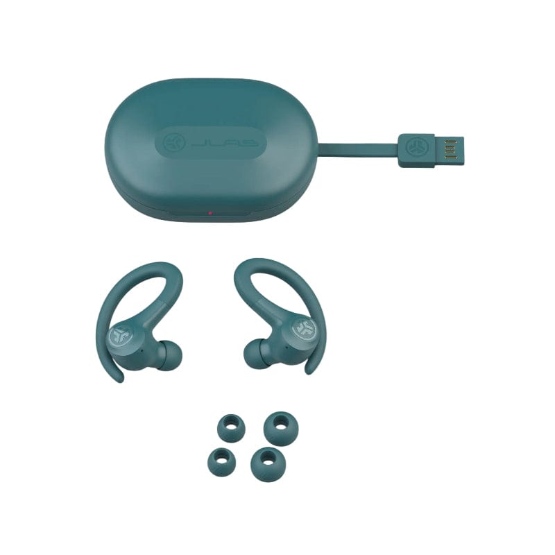 JLAB GO AIR SPORT TRUE WIRELESS IN EAR EARPHONES - (TEAL)