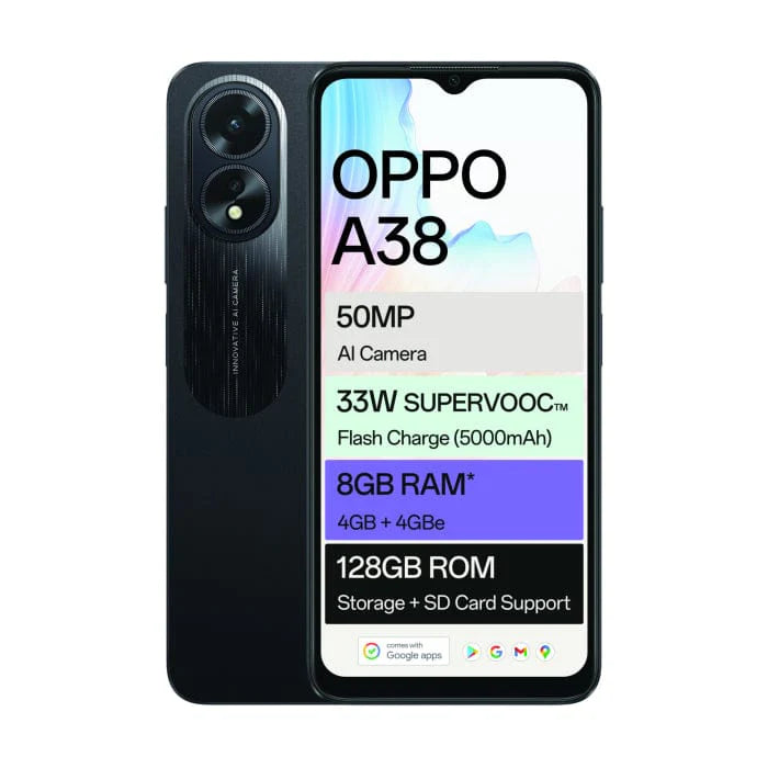 Oppo A38 128 GB Dual Sim Black