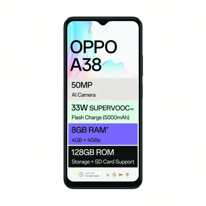 Oppo A38 128 GB Dual Sim Black