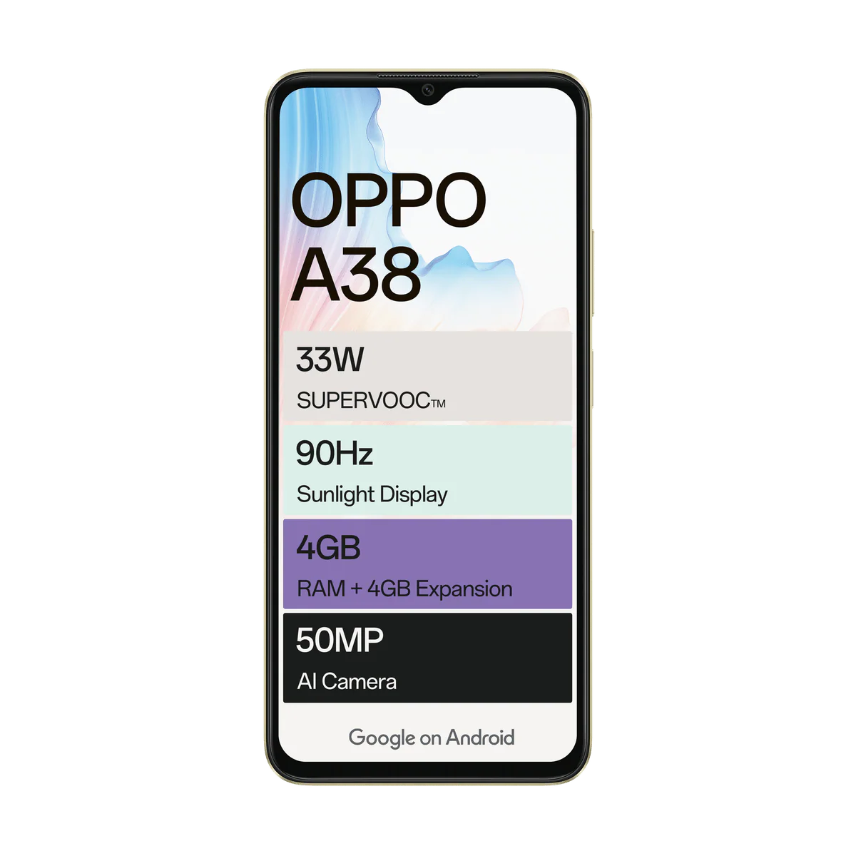 Oppo A38 128GB Dual Sim - Gold