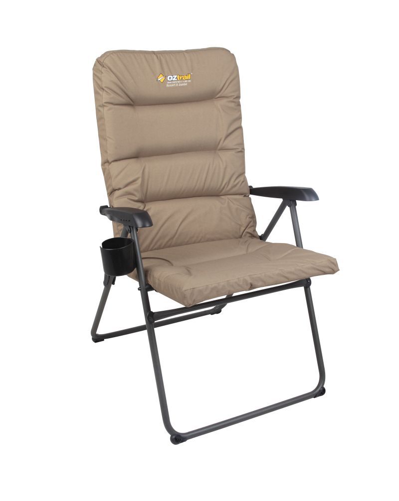 Oztrail Coolum 5-position Padded Arm Chair 150kg FCA-COO5-E