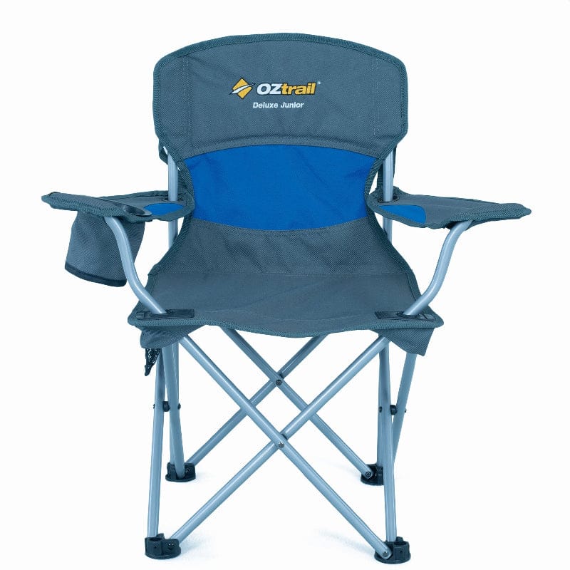 Oztrail Deluxe Junior Chair 80kg Blue FCC-DJCB-F