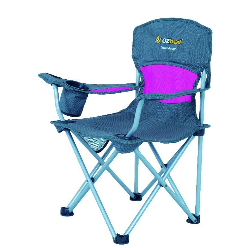 Oztrail Deluxe Junior Chair 80kg Pink FCC-DJCP-F
