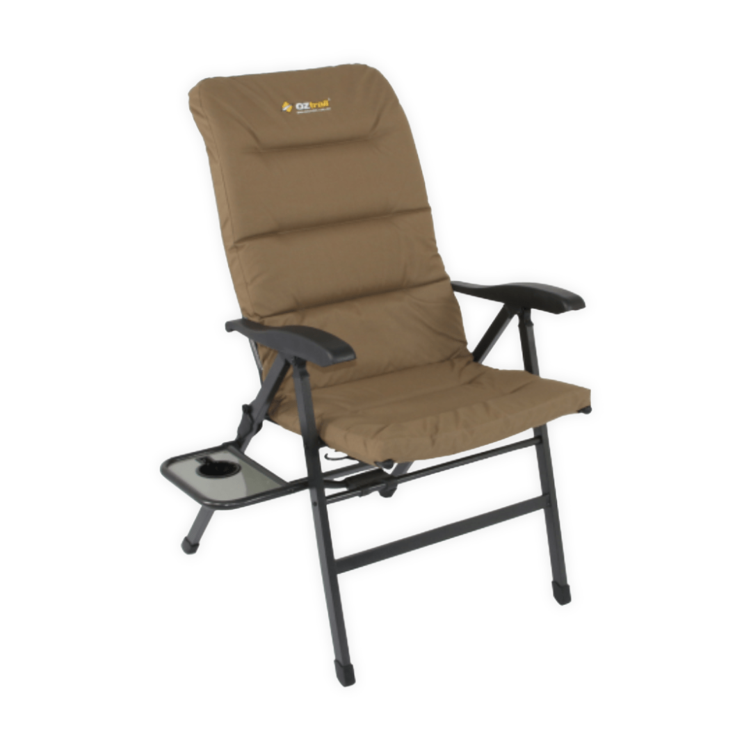 Oztrail Emperor 8-Position Arm Chair 160kg FCA-EMP8-E