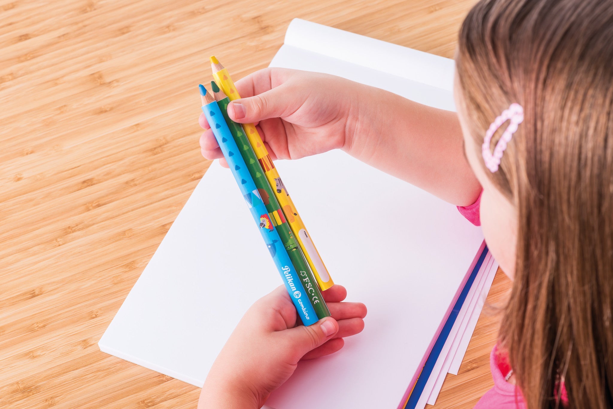 Pelikan Combino® Triangular Colored Pencils, Thick, 12 Colors 811194