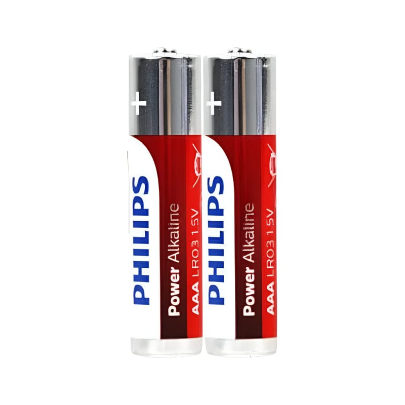Philips Power Alkaline AAA Batteries LR03P6B/40 – 6 Pack