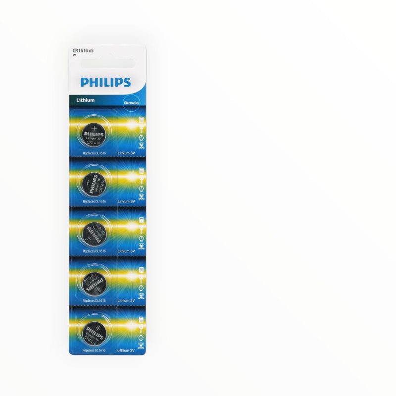Philips CR1616 Lithium Coin Cell Batteries