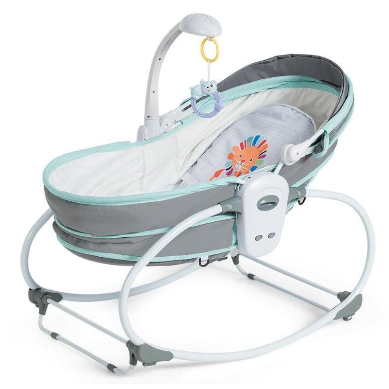 5 in 1 Rocking Bounce Chair with Removable Bassinet and Melody