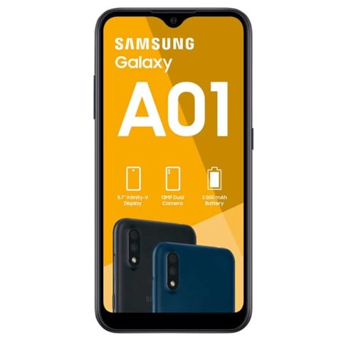 Samsung Galaxy A01 Single Sim Black