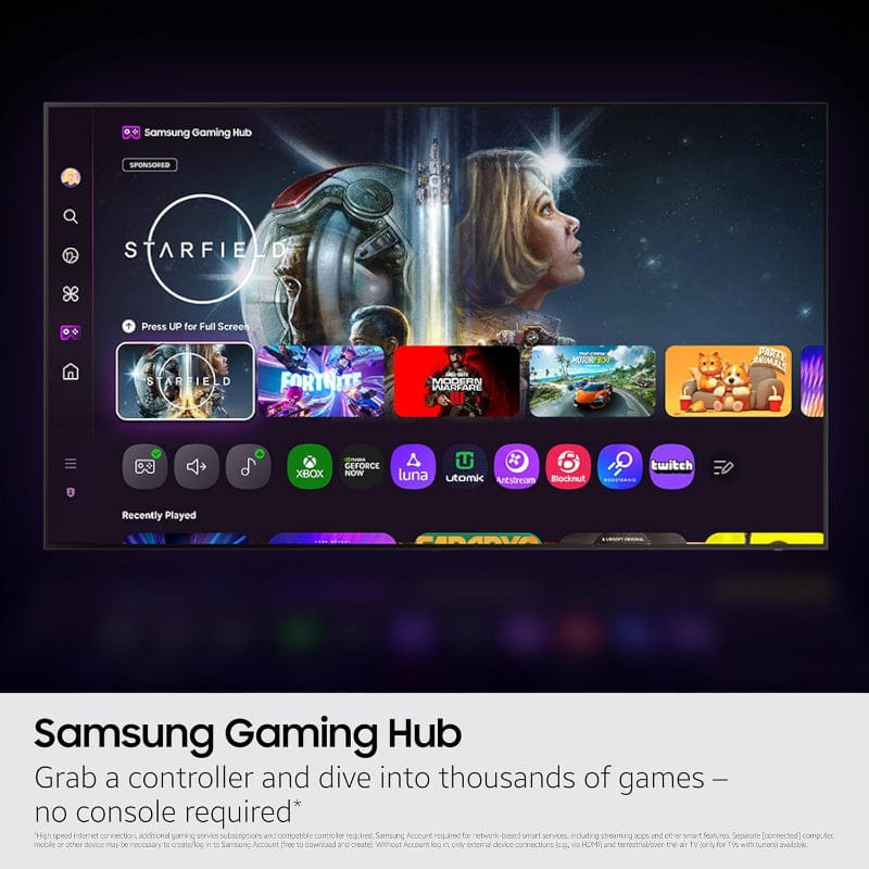 Samsung 55 Inch Crystal UHD 4K Smart TV UA55U8000FKXXA