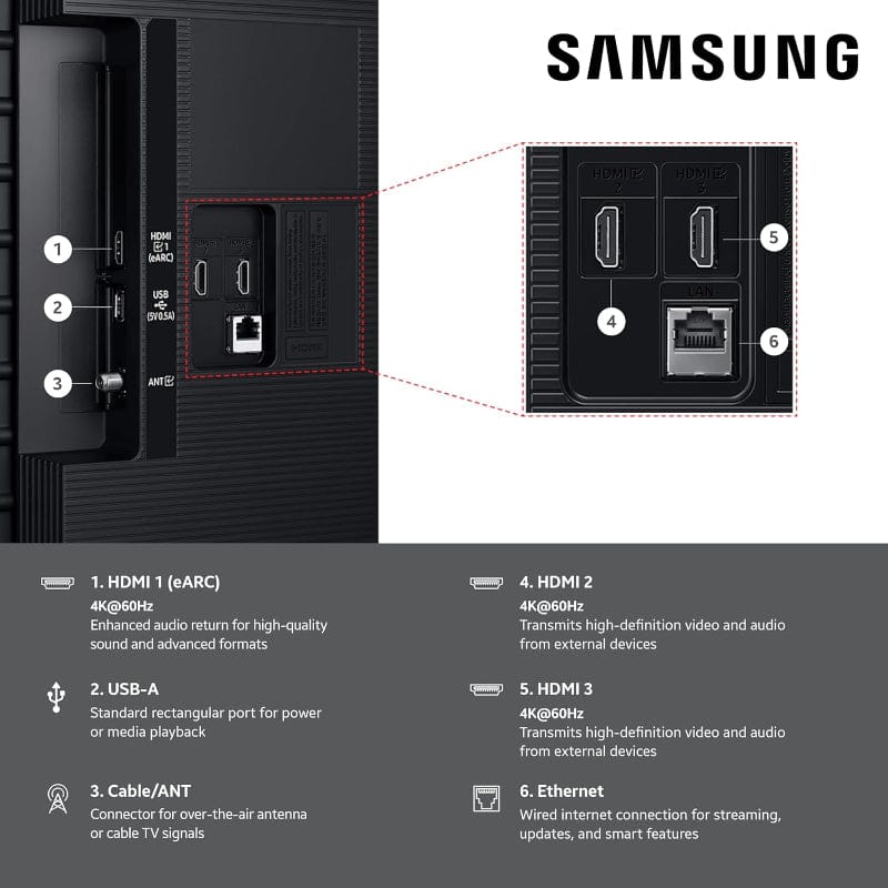 Samsung 55 Inch Crystal UHD 4K Smart TV UA55U8000FKXXA