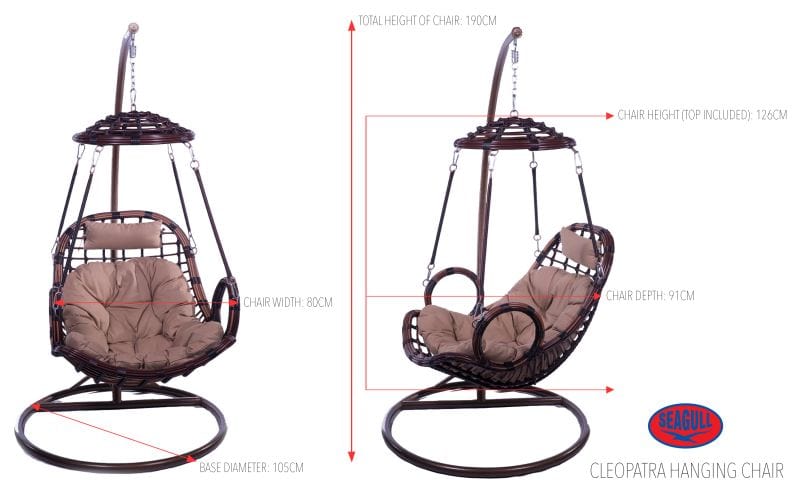 Seagull Cleopatra Hanging Patio Chair