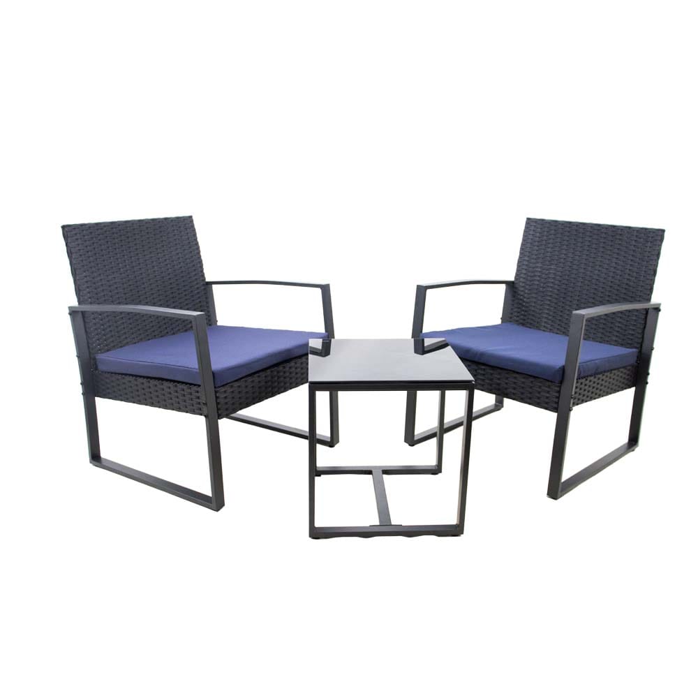 Patio 3 Piece Set Charcoal MLM-210988