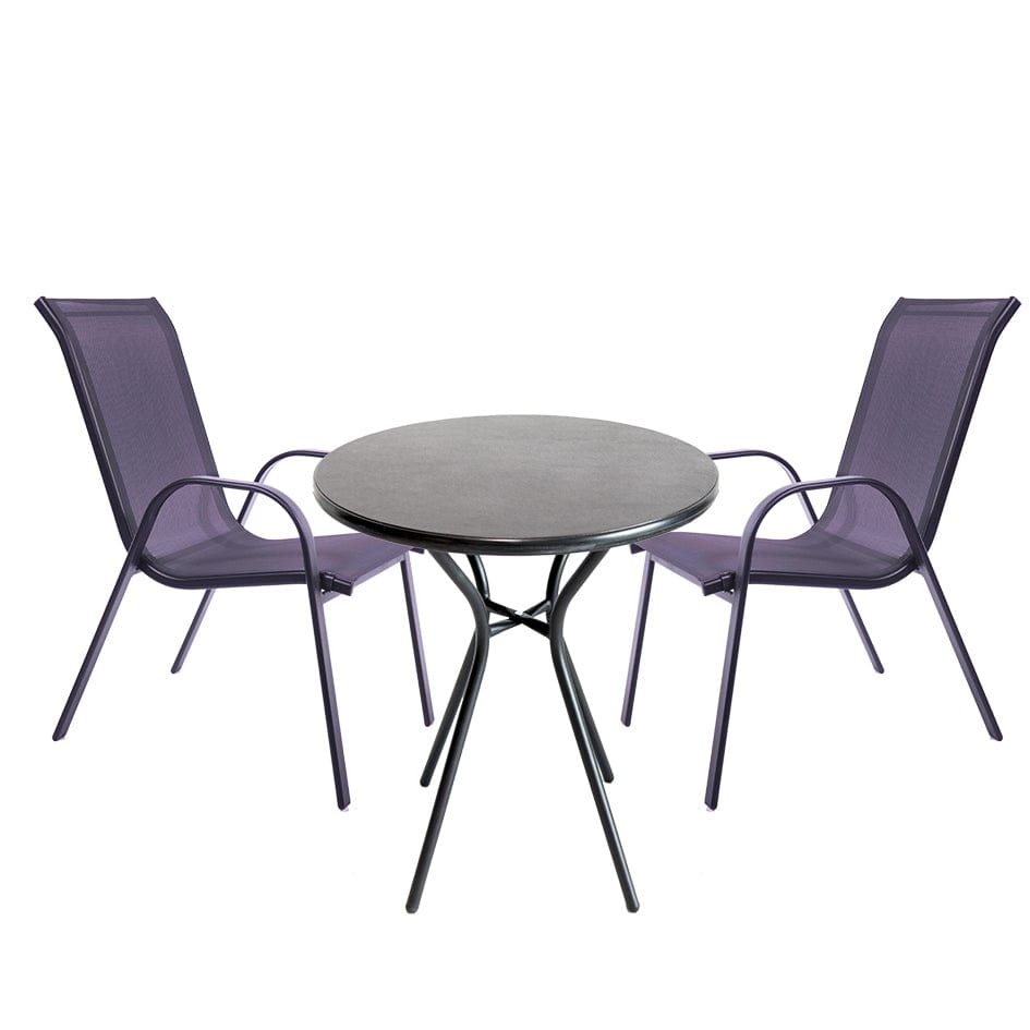 Seagull 2 Patio Chairs With A Polymer Top Table