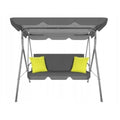 Seagull Garden 3 Seater Metal Swing Chair With Canopy SPF-D-SWING