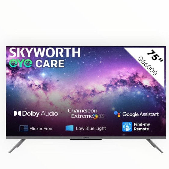 Skyworth 75" UHD 4K Smart Google TV 75G6600G