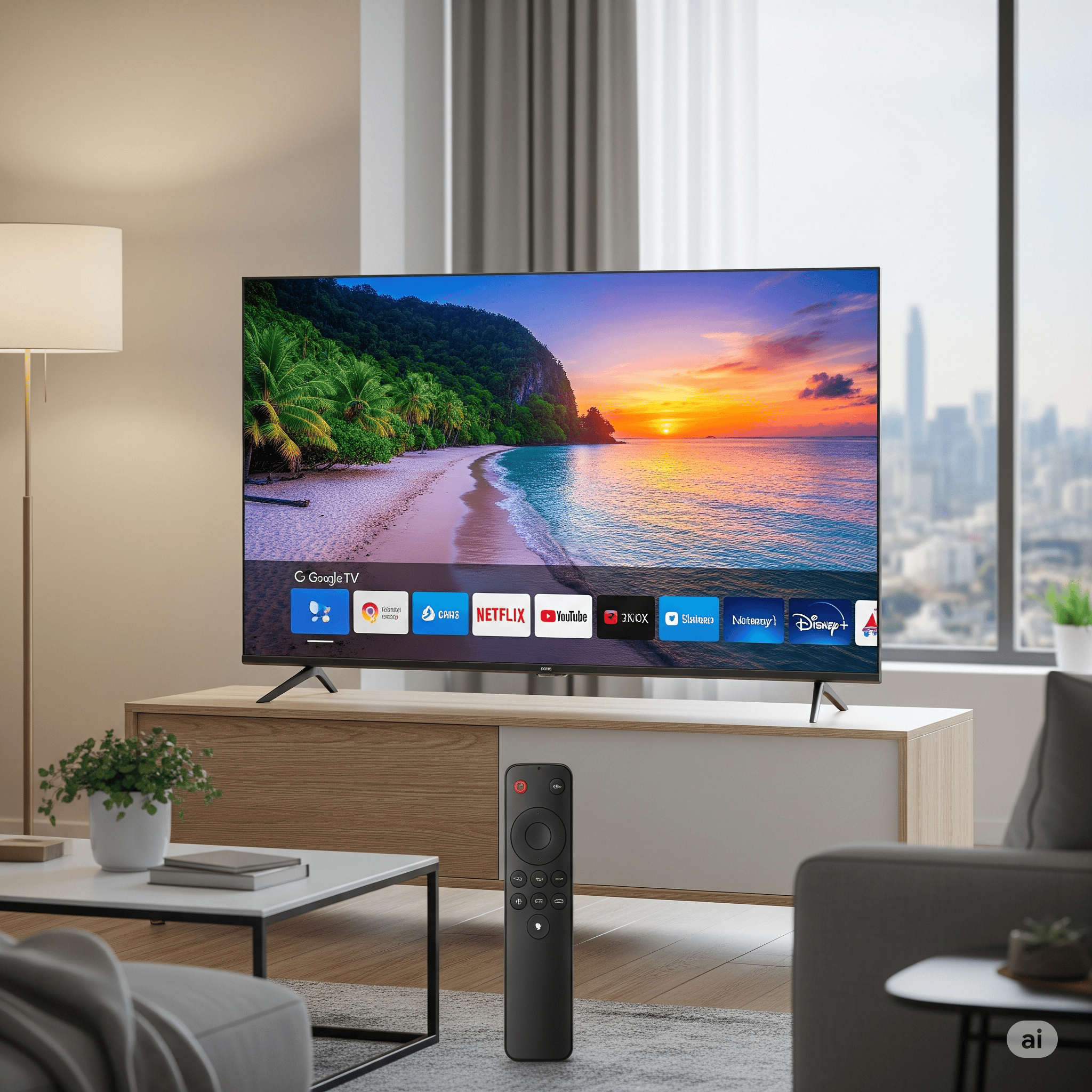 Skyworth 55" QLED Google TV 55Q6400H