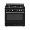Smeg 90cm Black Classica Gas Cooker SSA91GGBL2