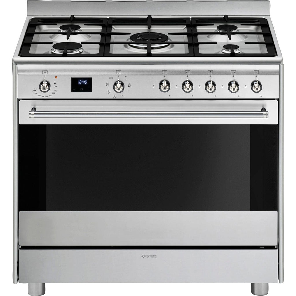 Smeg 90cm Stainless Steel Gas Stove SSA91MAX2