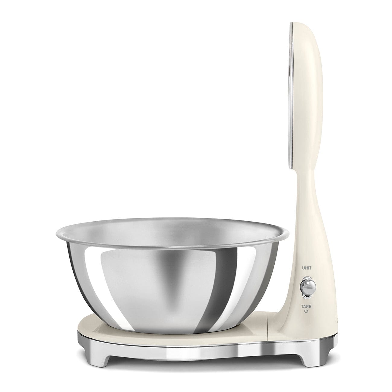 Smeg 50's Style Analog And Digital Kitchen Scale Cream Glossy KSF01CRWW