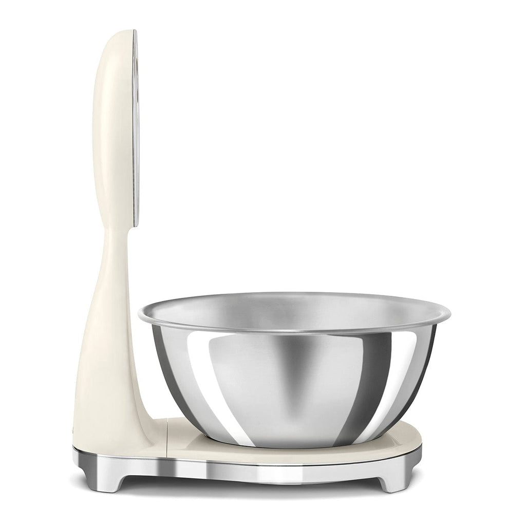 Smeg 50's Style Analog And Digital Kitchen Scale Cream Glossy KSF01CRWW