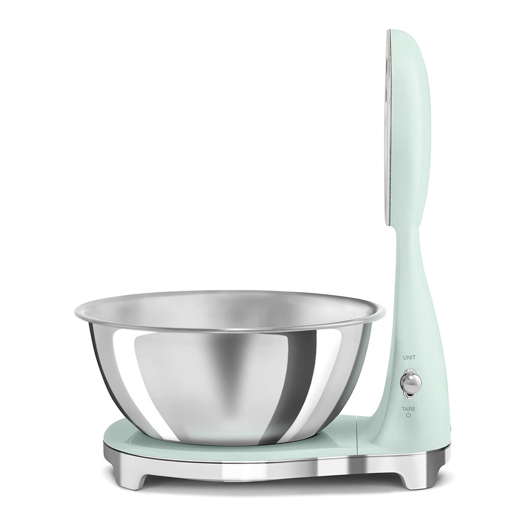 Smeg 50's Style Analog And Digital Kitchen Scale Pastel Green Glossy KSF01PGWW