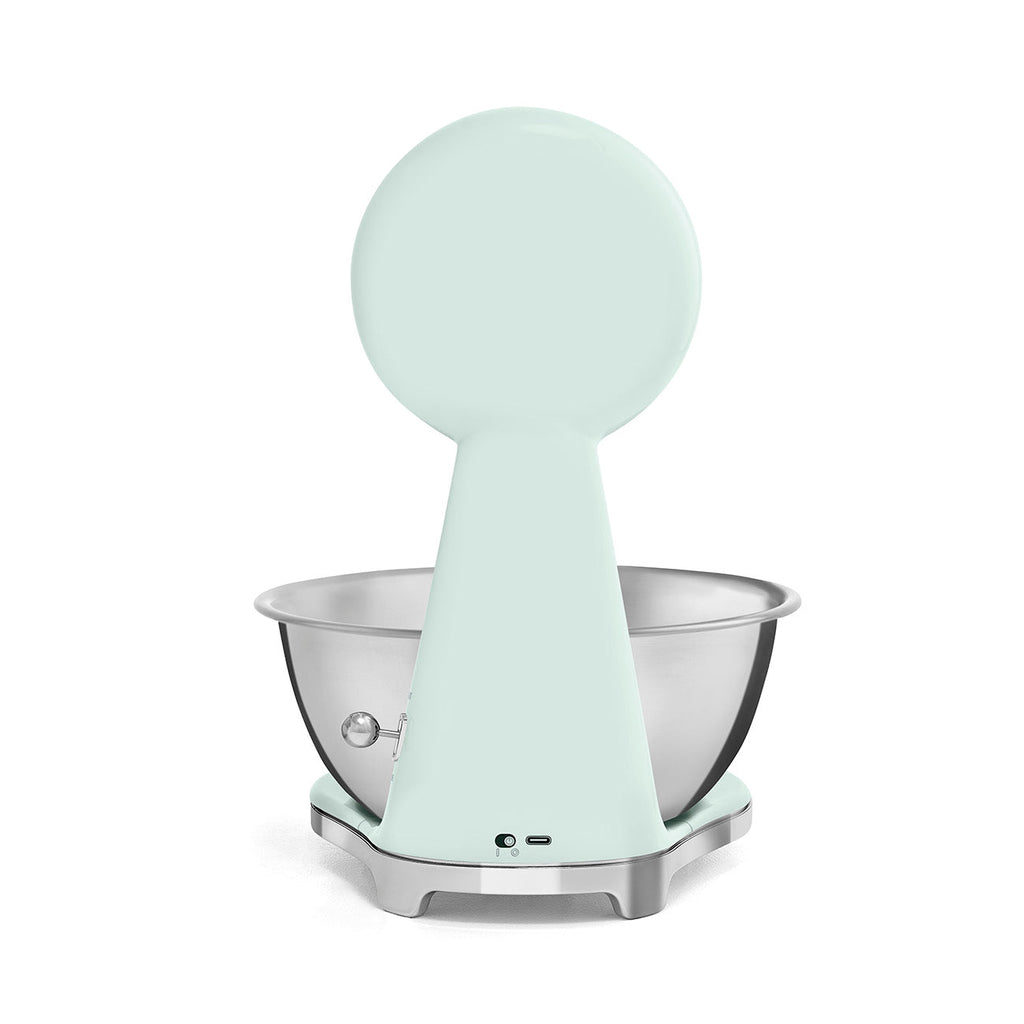Smeg 50's Style Analog And Digital Kitchen Scale Pastel Green Glossy KSF01PGWW