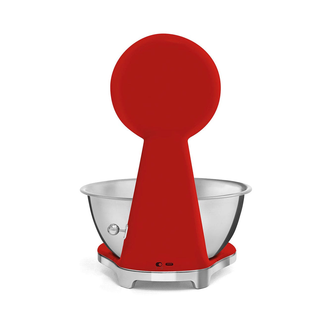 Smeg 50's Style Analog And Digital Kitchen Scale Red Glossy KSF01RDWW