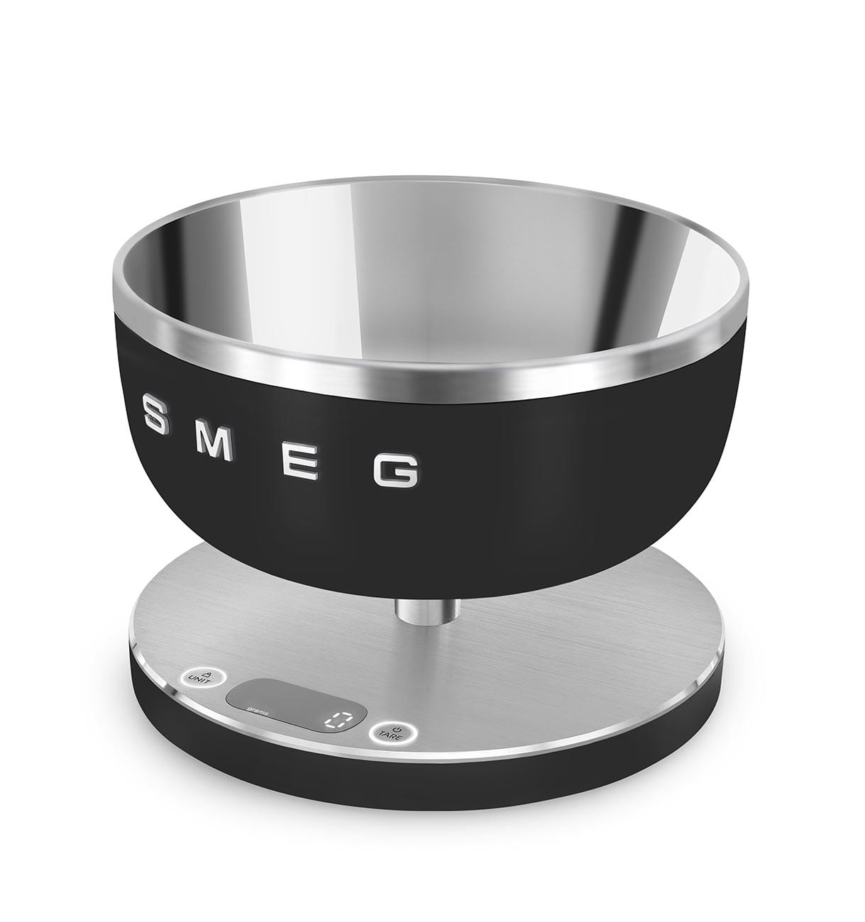 Smeg Digital Kitchen Scale Matt Collezione Aesthetic Black KSC01BLMWW