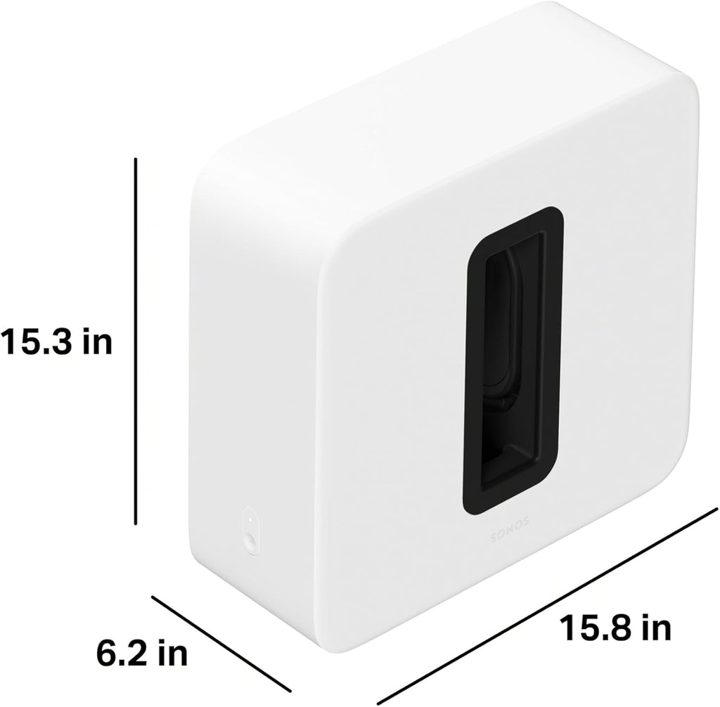 Sonos White Sub 4 Wireless Subwoofer - SUBG4EU1