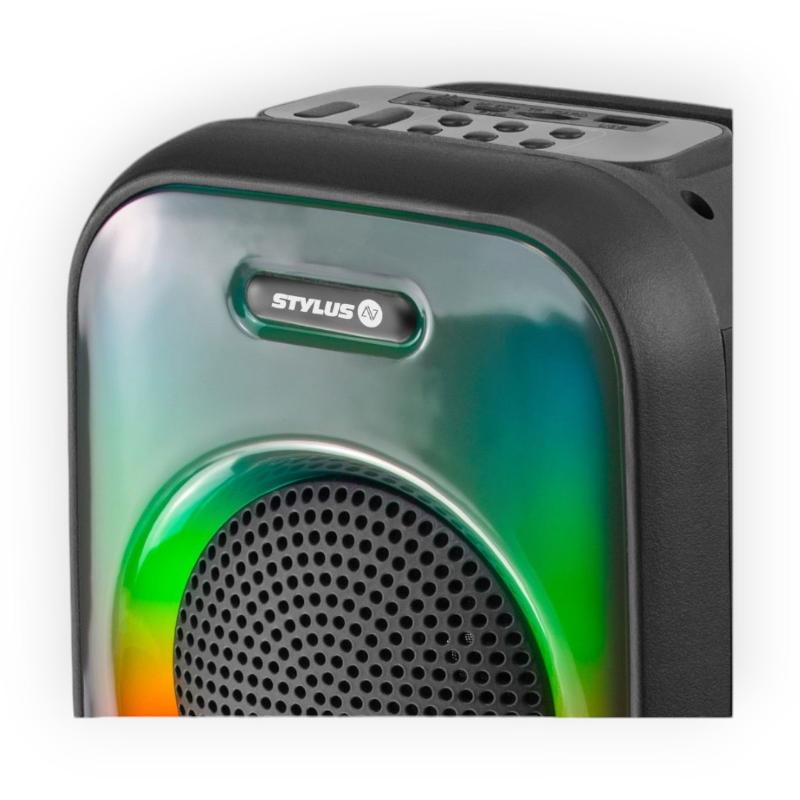 Stylus AV Portable True Wireless Flame Light Speaker BTL-04 - Black