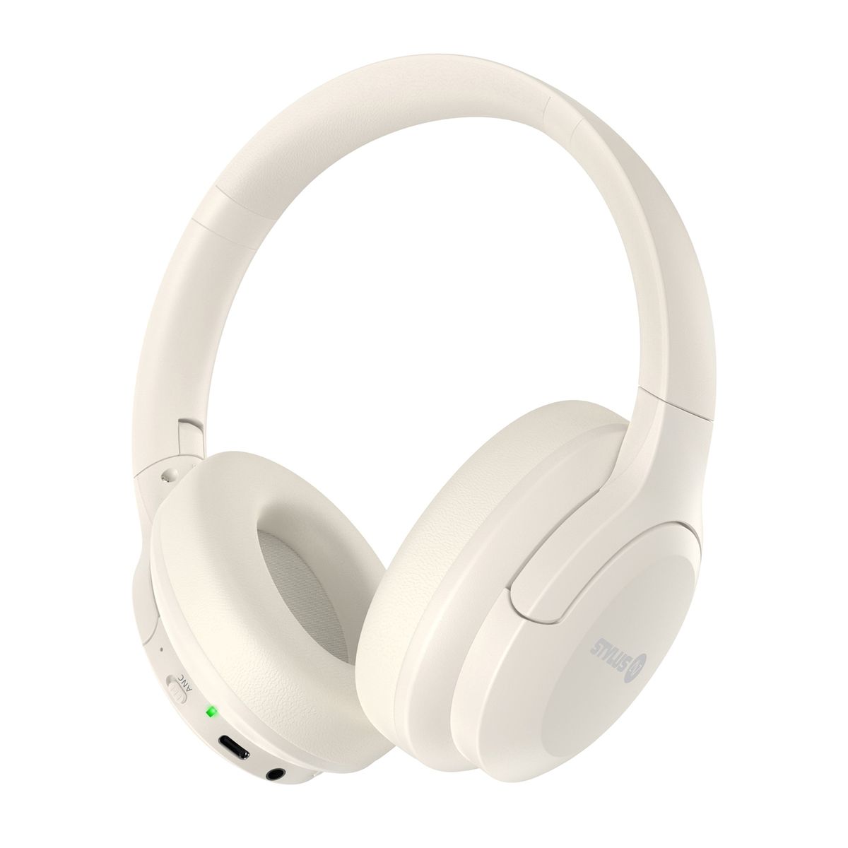Stylus AV Active Noise Cancelling Headphones - Airwave Mk2 - Cream