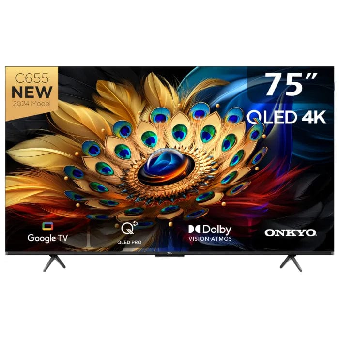 TCL 75" QLED 4K Google TV 75C655