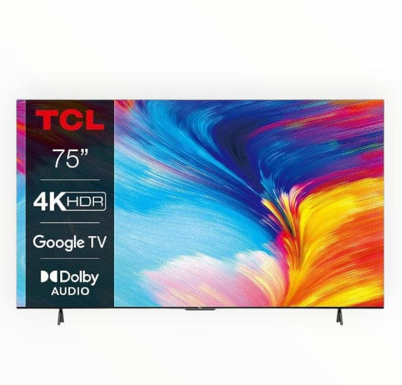 TCL 75"UHD 4K Smart Google TV 75P635