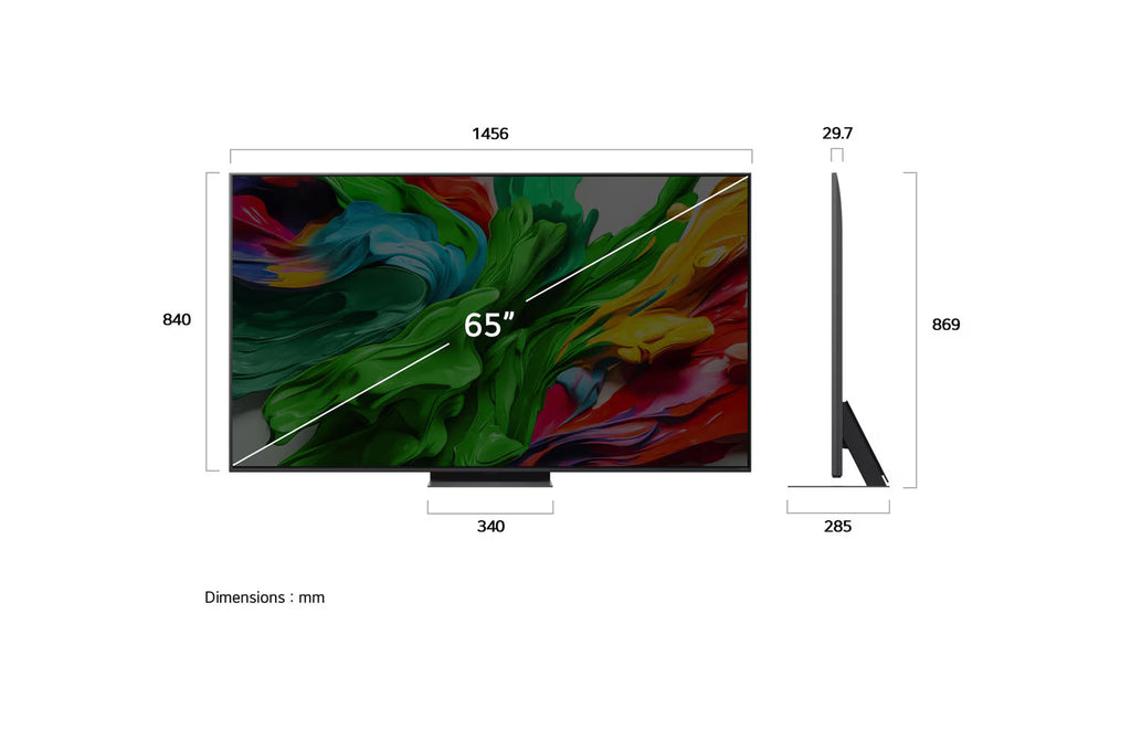 65 Inch LG QNED evo AI  MiniLED 4K Smart TV 2025 65QNED86A6A.AFAB