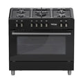 Totai 90cm 5 Burners Black Electric Oven Stove 03/T800EB