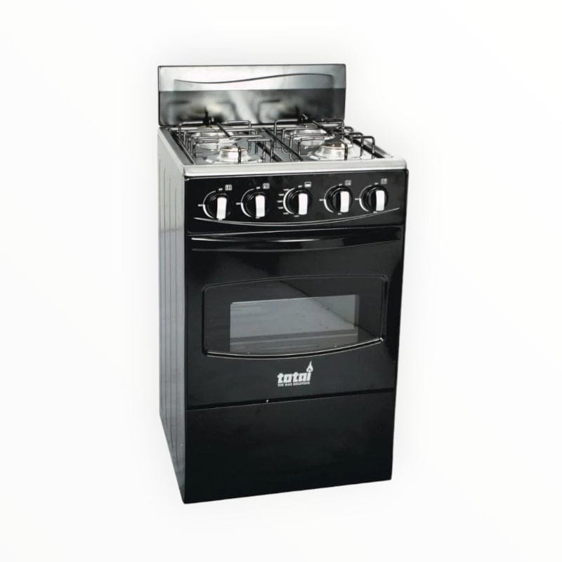 Totai 4 Burner 50cm Black Full Gas Stove 03/T300ABF