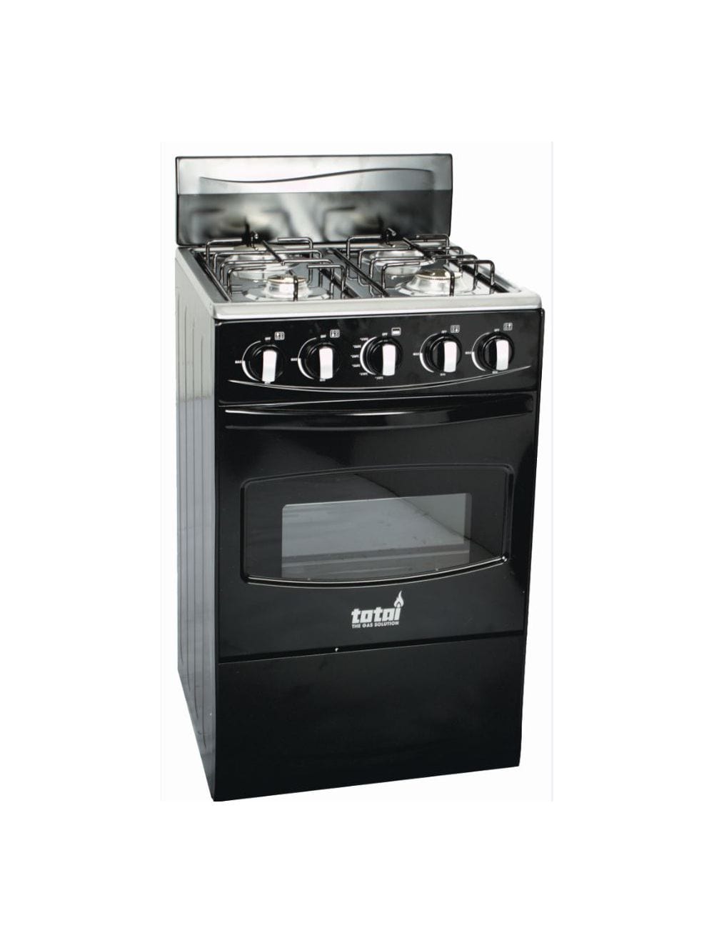 Totai 4 Burner 50cm Black Full Gas Stove 03/T300ABF