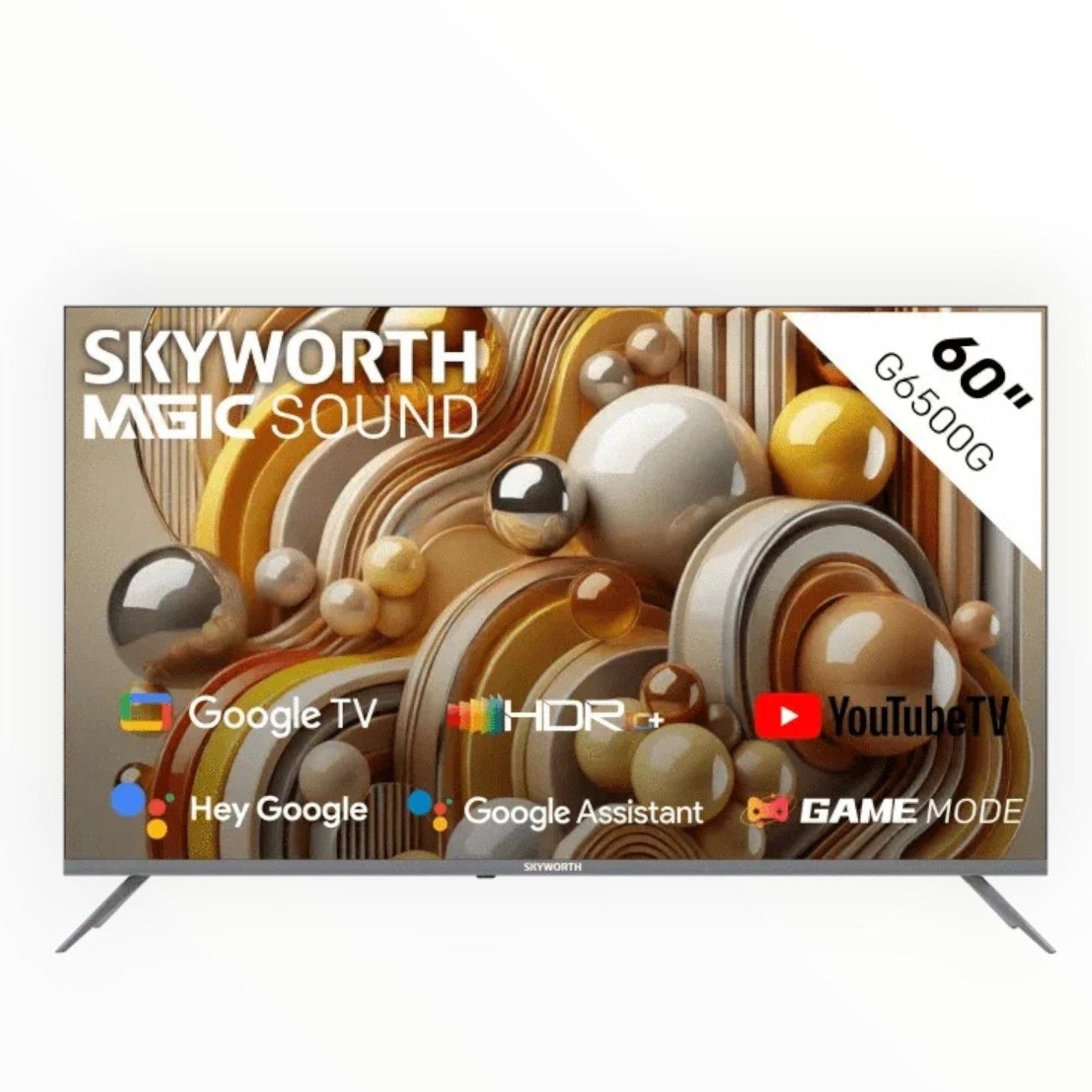 Skyworth 60" UHD 4K Smart Google TV 60G6500G